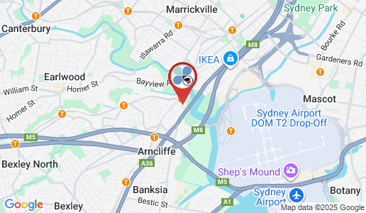 Wolli Creek google map