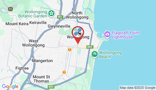 Wollongong google map