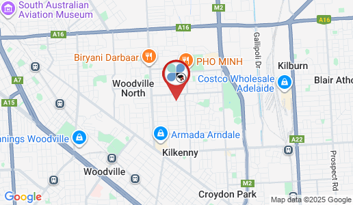 Woodville Gardens google map