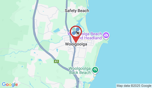 Woolgoolga google map