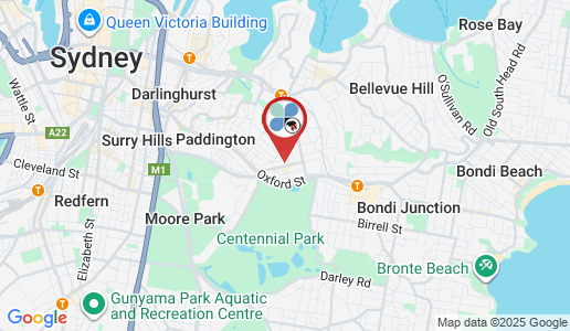 Woollahra google map