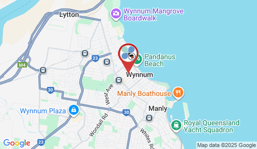 Wynnum google map