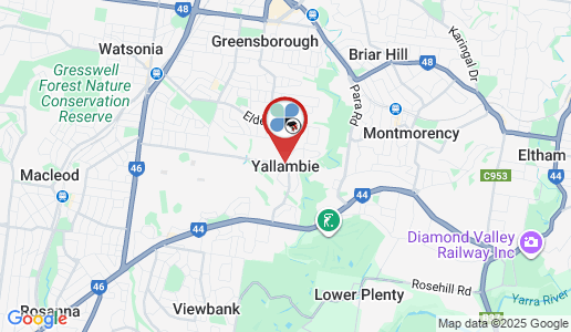 Yallambie google map