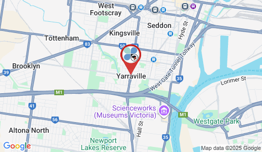 Yarraville google map